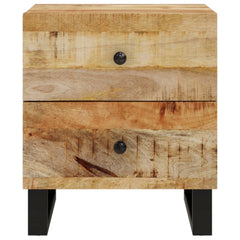 vidaXL Bedside Cabinets 2 pcs 40x33x46 cm Solid Wood Mango 3