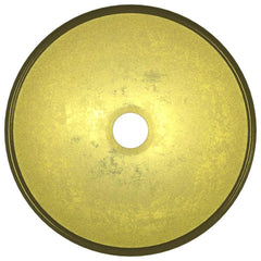 vidaXL Basin Tempered Glass 30x12 cm Gold 3