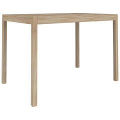 vidaXL Dining Table 110x70x75 cm Solid Wood Acacia 2