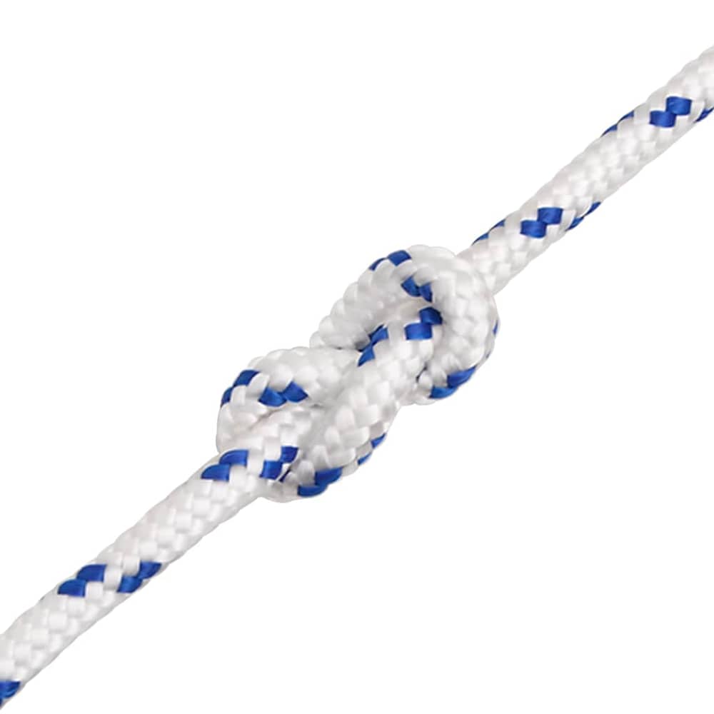 Boat Rope White Polypropylene White and Blue