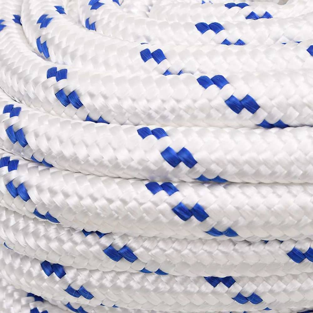 Boat Rope White Polypropylene White and Blue