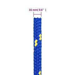 vidaXL Boat Rope Blue 16 mm 100 m Polypropylene 6