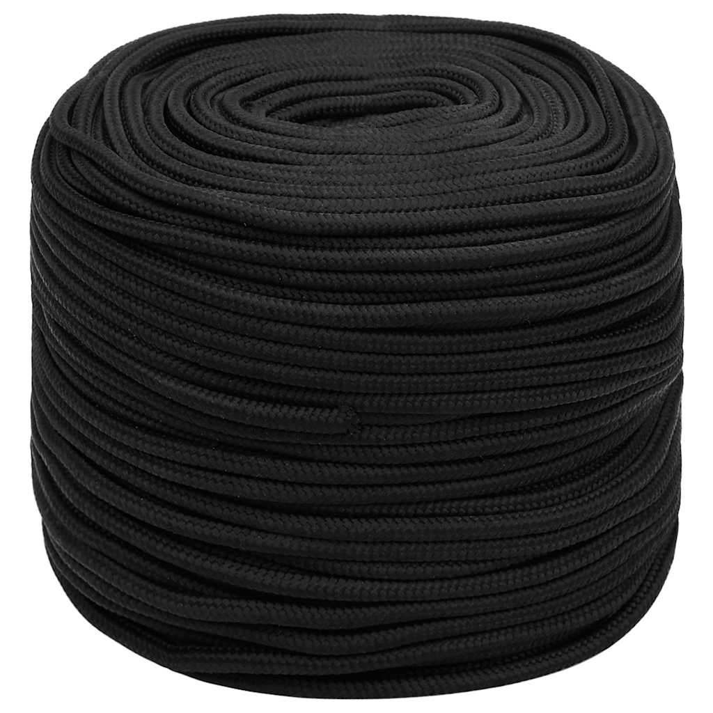 Boat Rope Full Polypropylene Black