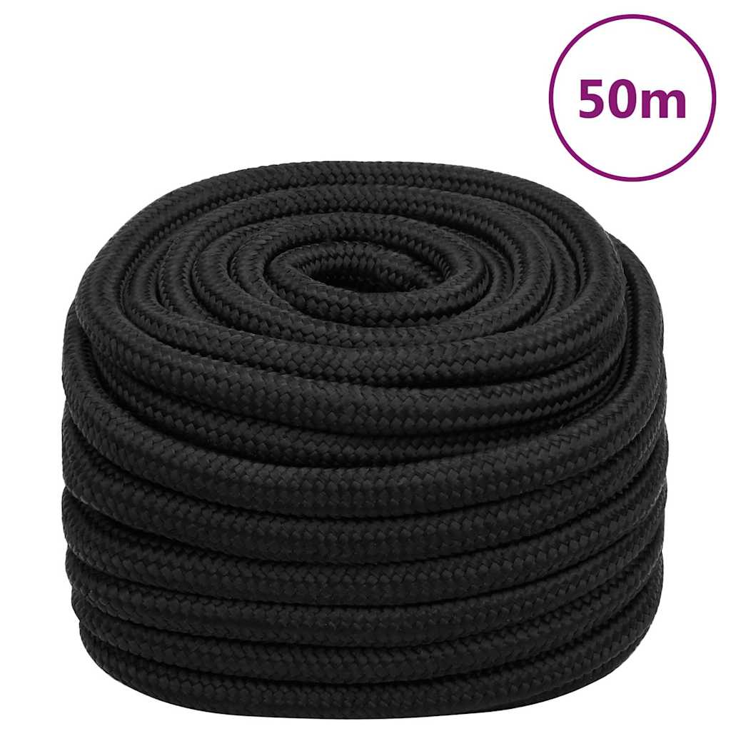 Boat Rope Full Polypropylene Black