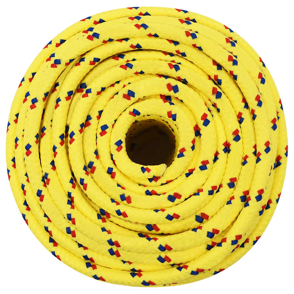 vidaXL Boat Rope Yellow 12 mm 100 m Polypropylene 3