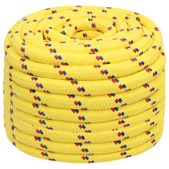 vidaXL Boat Rope Yellow 20 mm 25 m Polypropylene 2