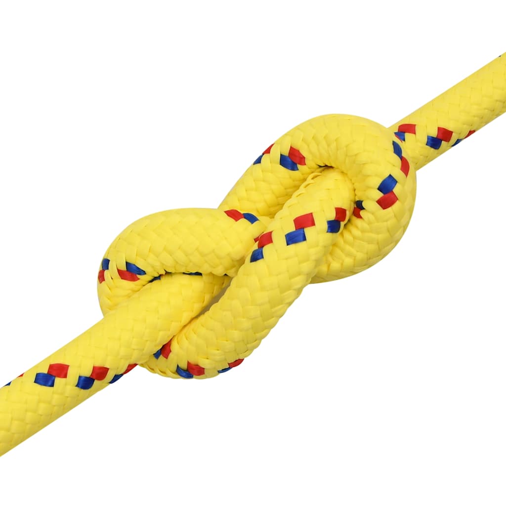 vidaXL Boat Rope Yellow 20 mm 25 m Polypropylene 5