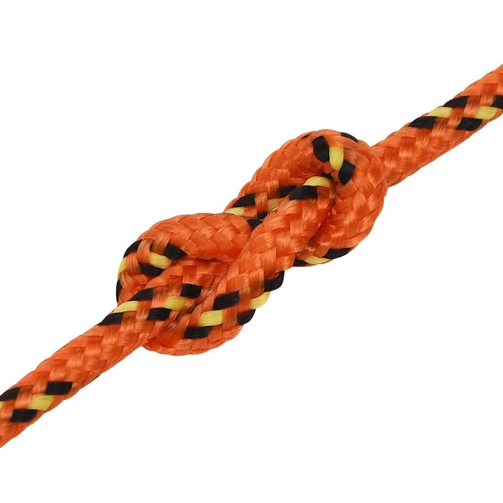 vidaXL Boat Rope Orange 5 mm 500 m Polypropylene 5