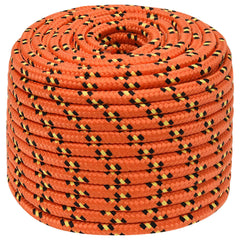 vidaXL Boat Rope Orange 12 mm 100 m Polypropylene 2