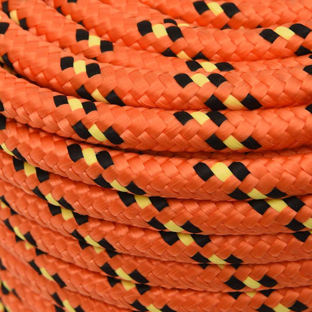vidaXL Boat Rope Orange 14 mm 50 m Polypropylene 4