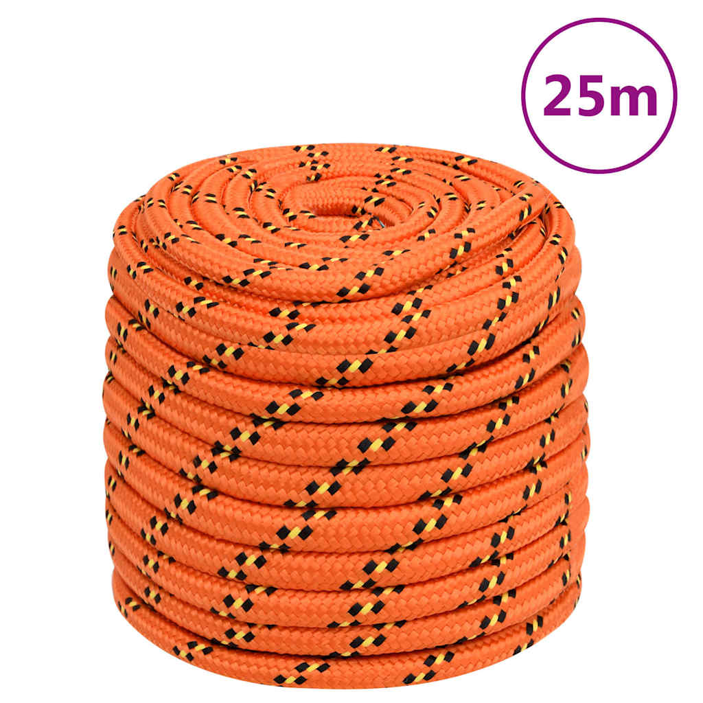 vidaXL Boat Rope Orange 18 mm 25 m Polypropylene 1