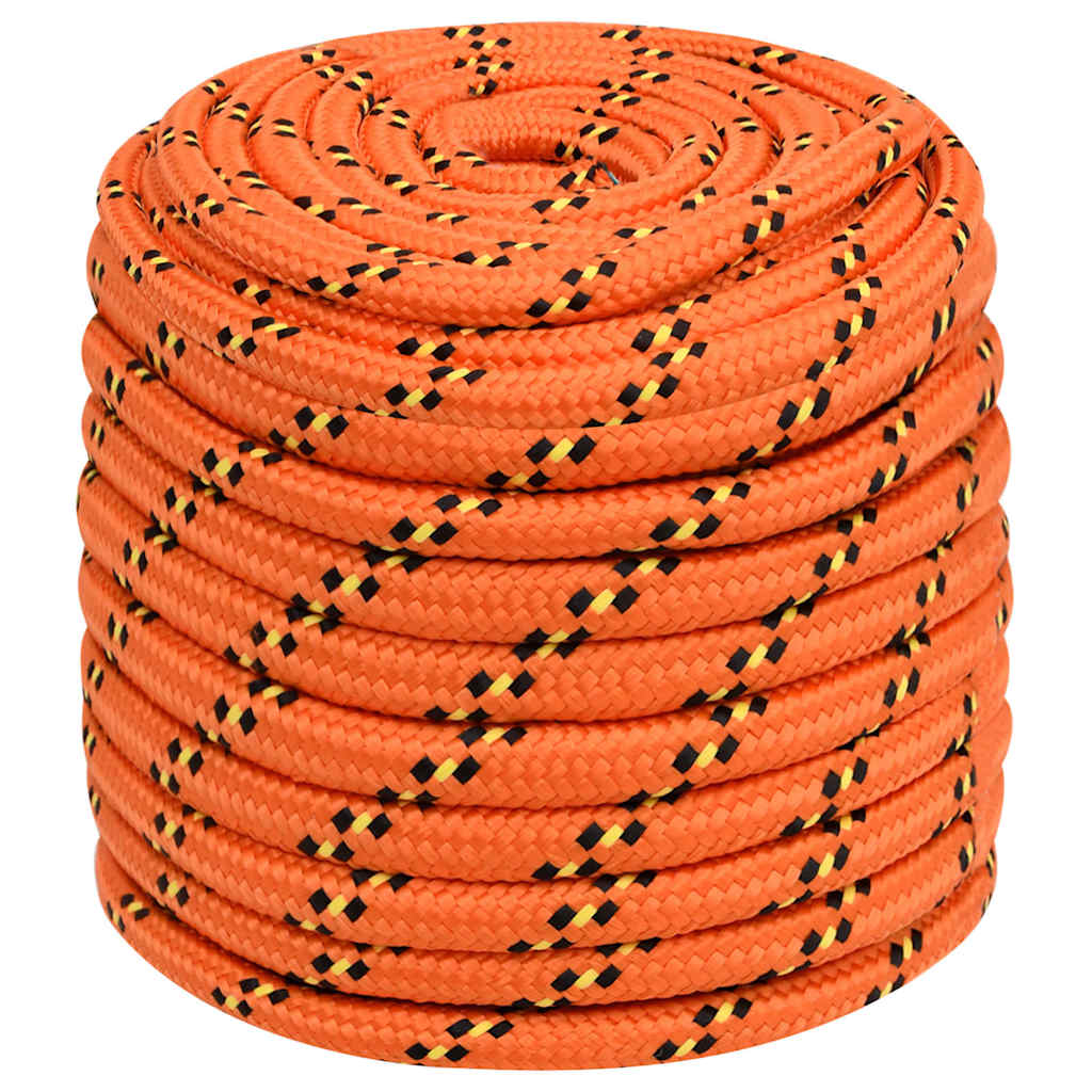 vidaXL Boat Rope Orange 18 mm 100 m Polypropylene 2