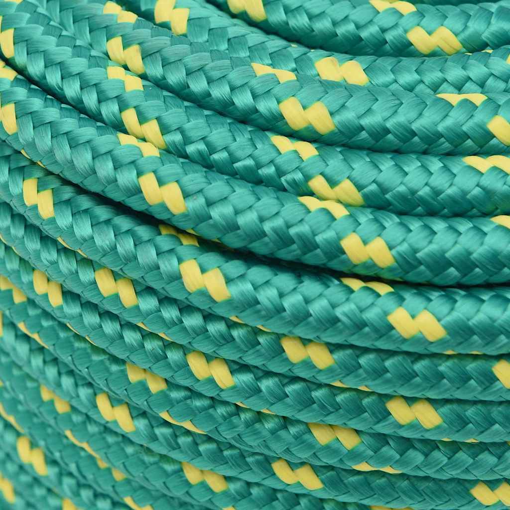 vidaXL Boat Rope Green 14 mm 50 m Polypropylene 4