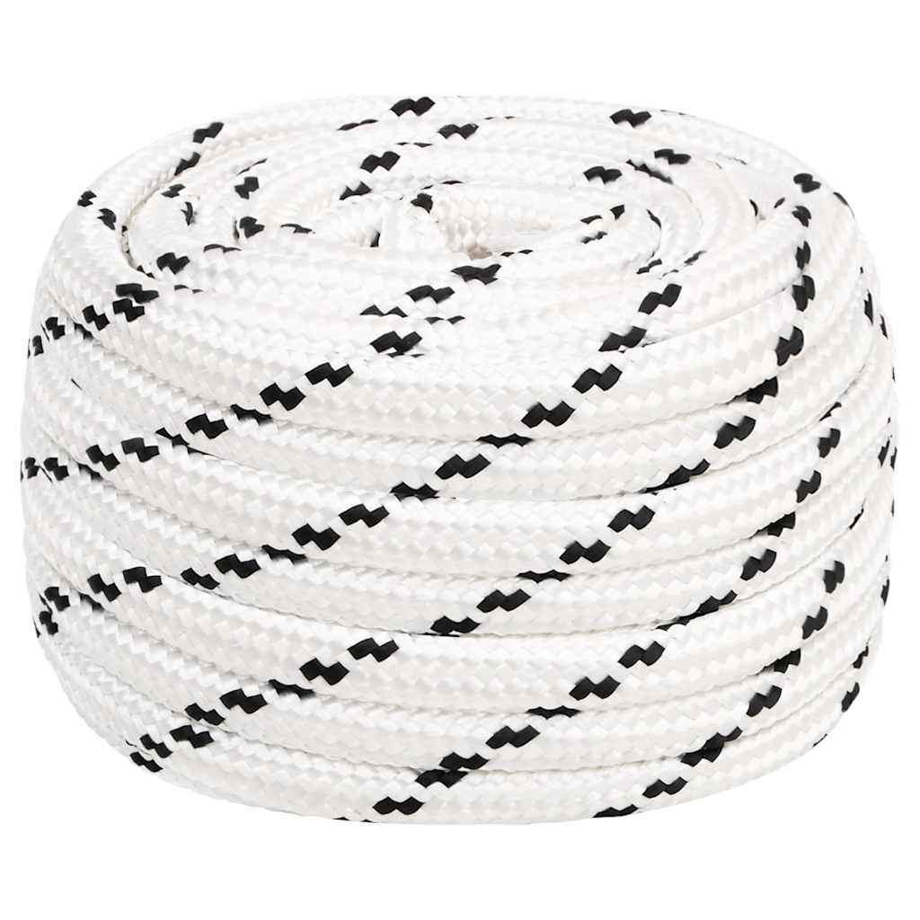 vidaXL Work Rope White 20 mm 25 m Polyester 2