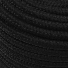 vidaXL Work Rope Black 12 mm 100 m Polyester 4
