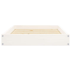 vidaXL Dog Bed White 71,5x54x9 cm Solid Wood Pine 5
