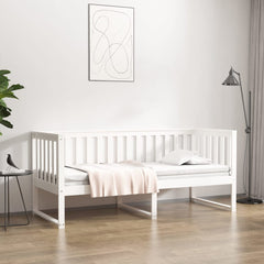 Day Bed without Mattress Solid Wood Pine White 80 cm 200 cm