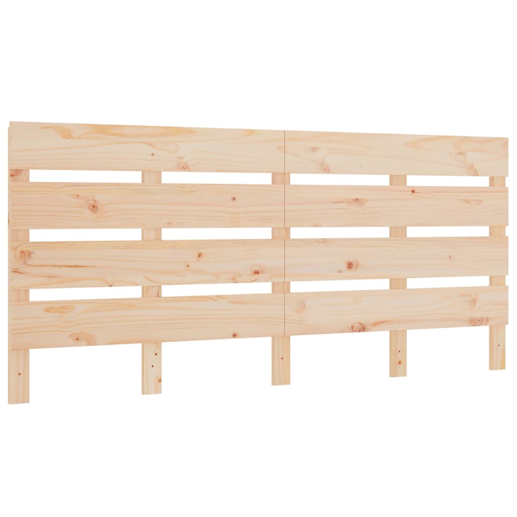 vidaXL Headboard 120x3x80 cm Solid Wood Pine 2