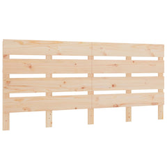 vidaXL Headboard 120x3x80 cm Solid Wood Pine 2