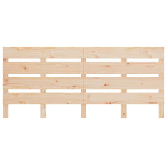 Headboard 90x3x80 cm Solid Wood Pine Natural 120 x 80 cm