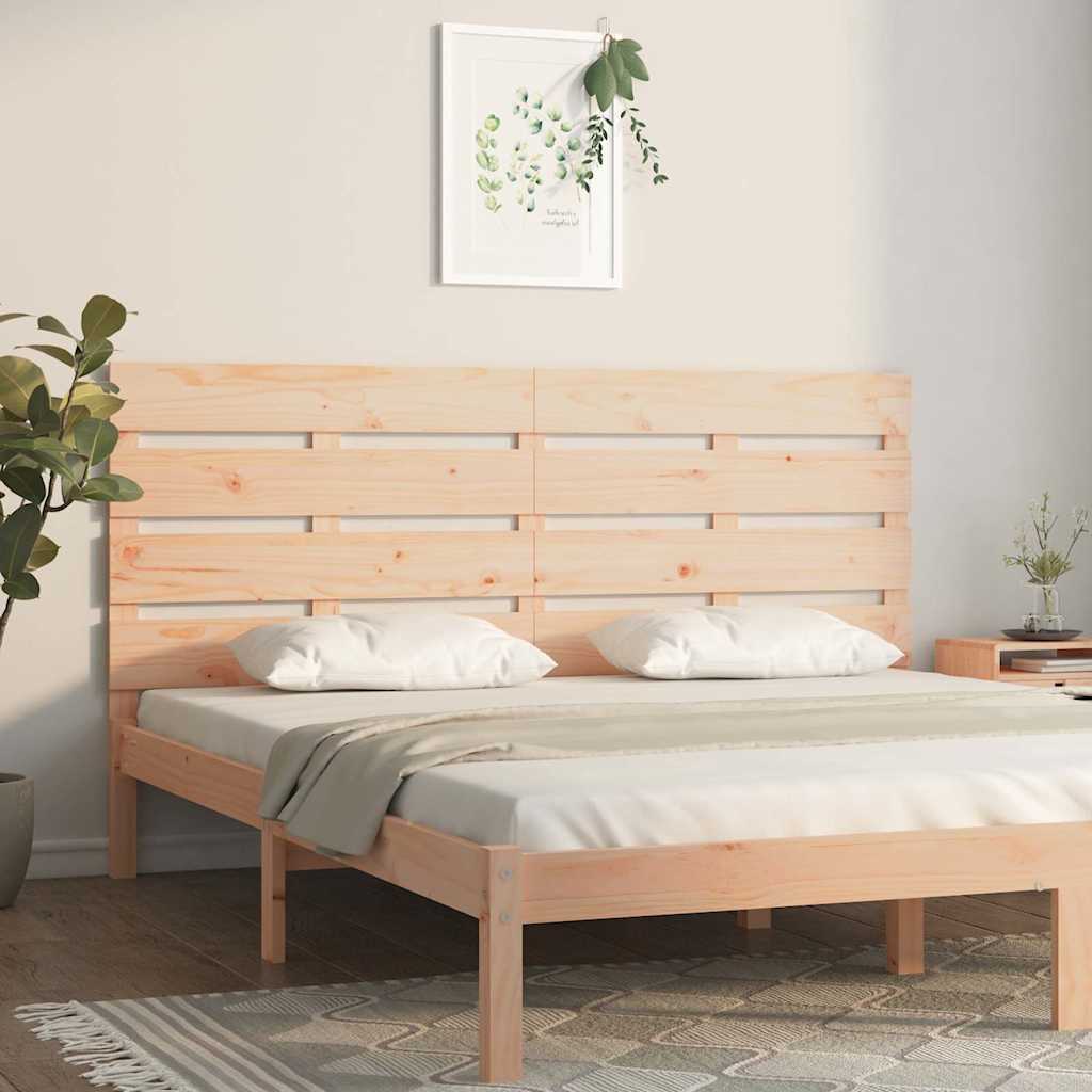 vidaXL Headboard 120x3x80 cm Solid Wood Pine 1