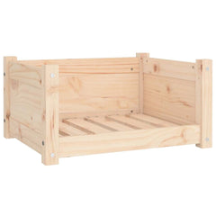 vidaXL Dog Bed 55.5x45.5x28 cm Solid Pine Wood 2