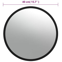 vidaXL Indoor Convex Traffic Mirror Black Ø40 cm Acrylic 6