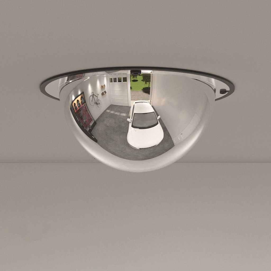 vidaXL Full Domed Traffic Mirror Ø30 cm Acrylic 1