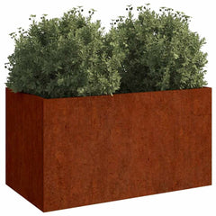 vidaXL Planter 62x30x29 cm Corten Steel 3