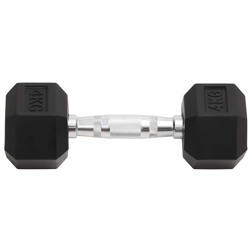 vidaXL Dumbbells 2 pcs 4 kg Total Cast Iron 3