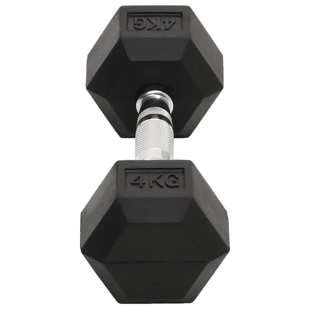 vidaXL Dumbbells 2 pcs 4 kg Total Cast Iron 5