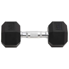 vidaXL Dumbbells 2 pcs 8 kg Total Cast Iron 3
