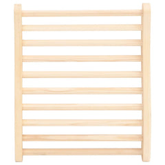 vidaXL S-Shape Sauna Backrest Solid Wood Pine 2