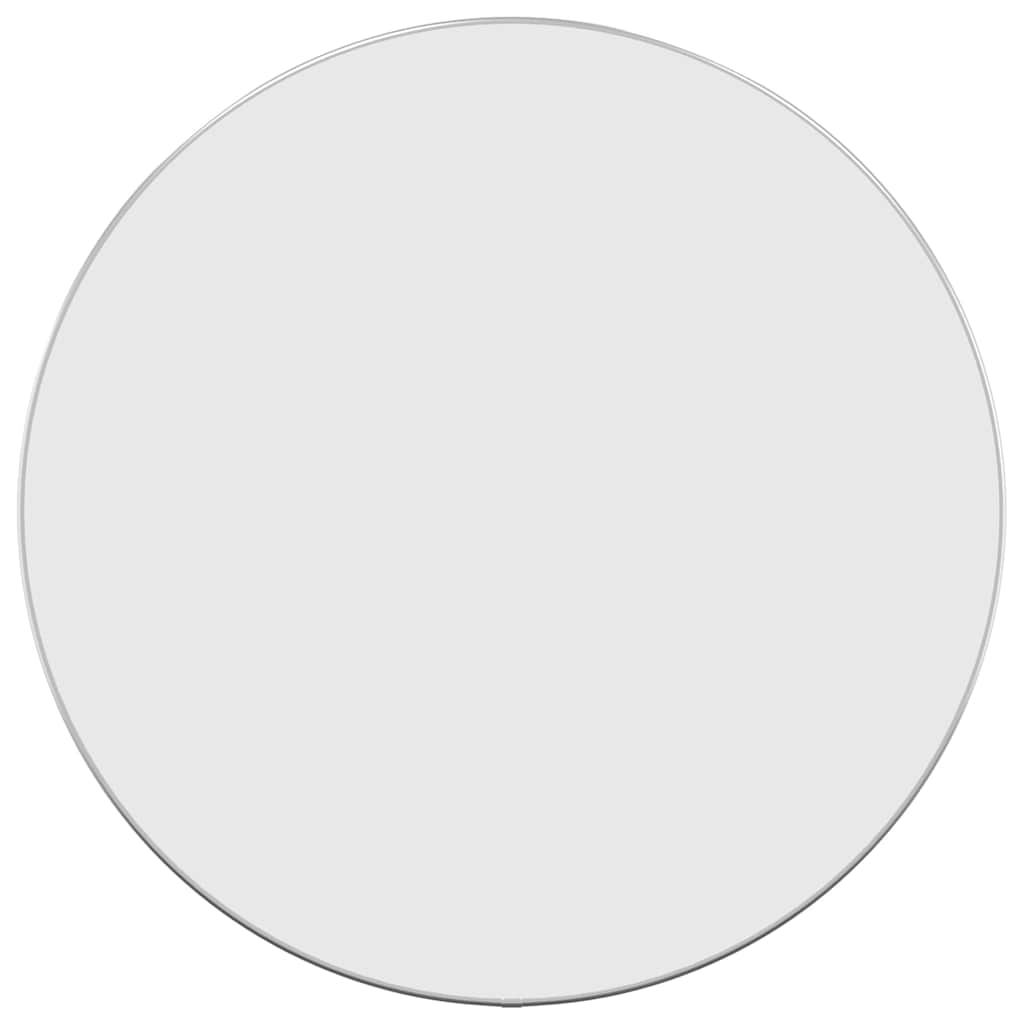 vidaXL Wall Mirror Silver Ø 60 cm Round 2