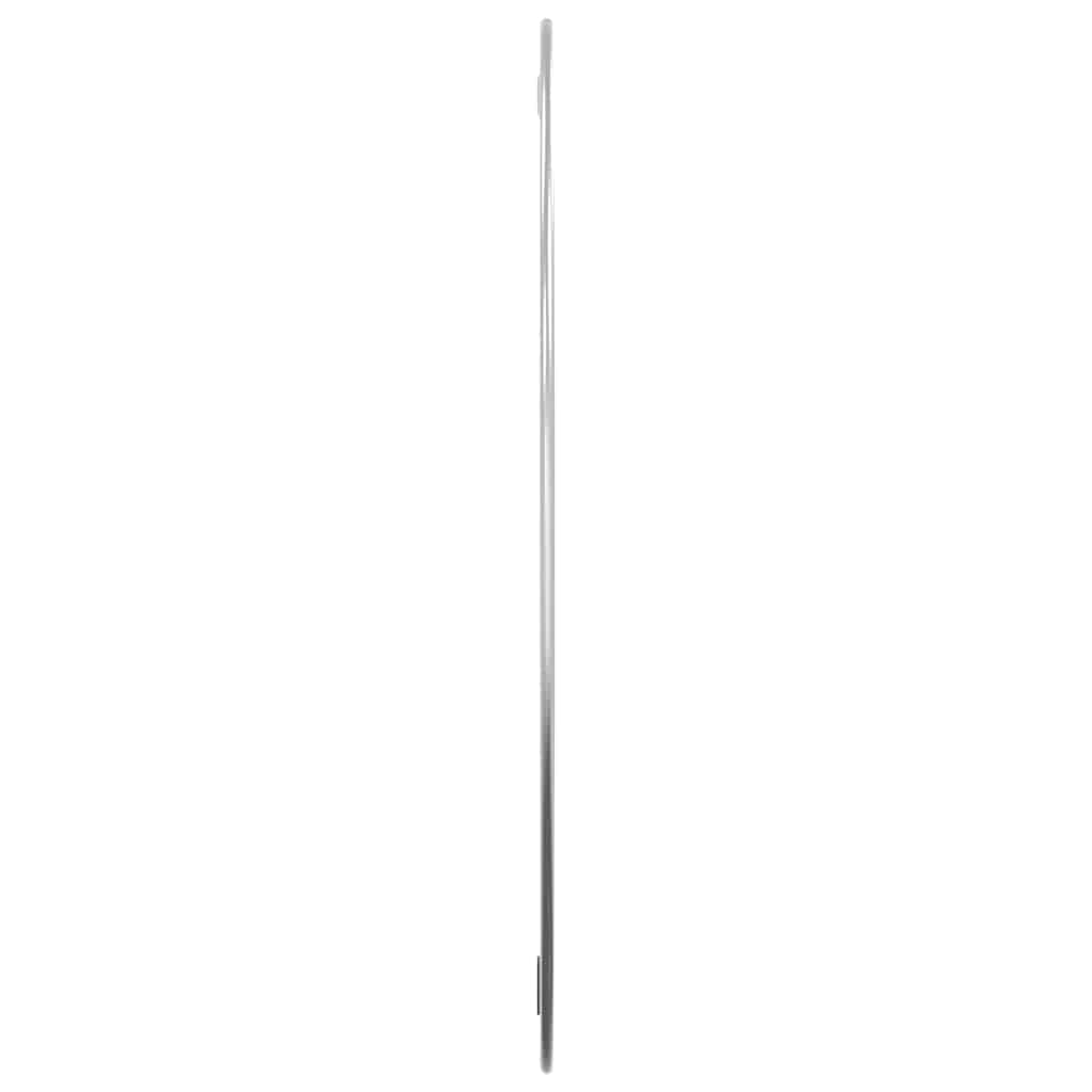 vidaXL Wall Mirror Silver Ø 60 cm Round 4
