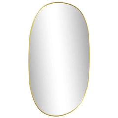 vidaXL Wall Mirror Gold 70x45 cm 4