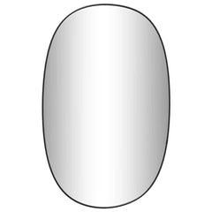 vidaXL Wall Mirror Black 70x45 cm 2