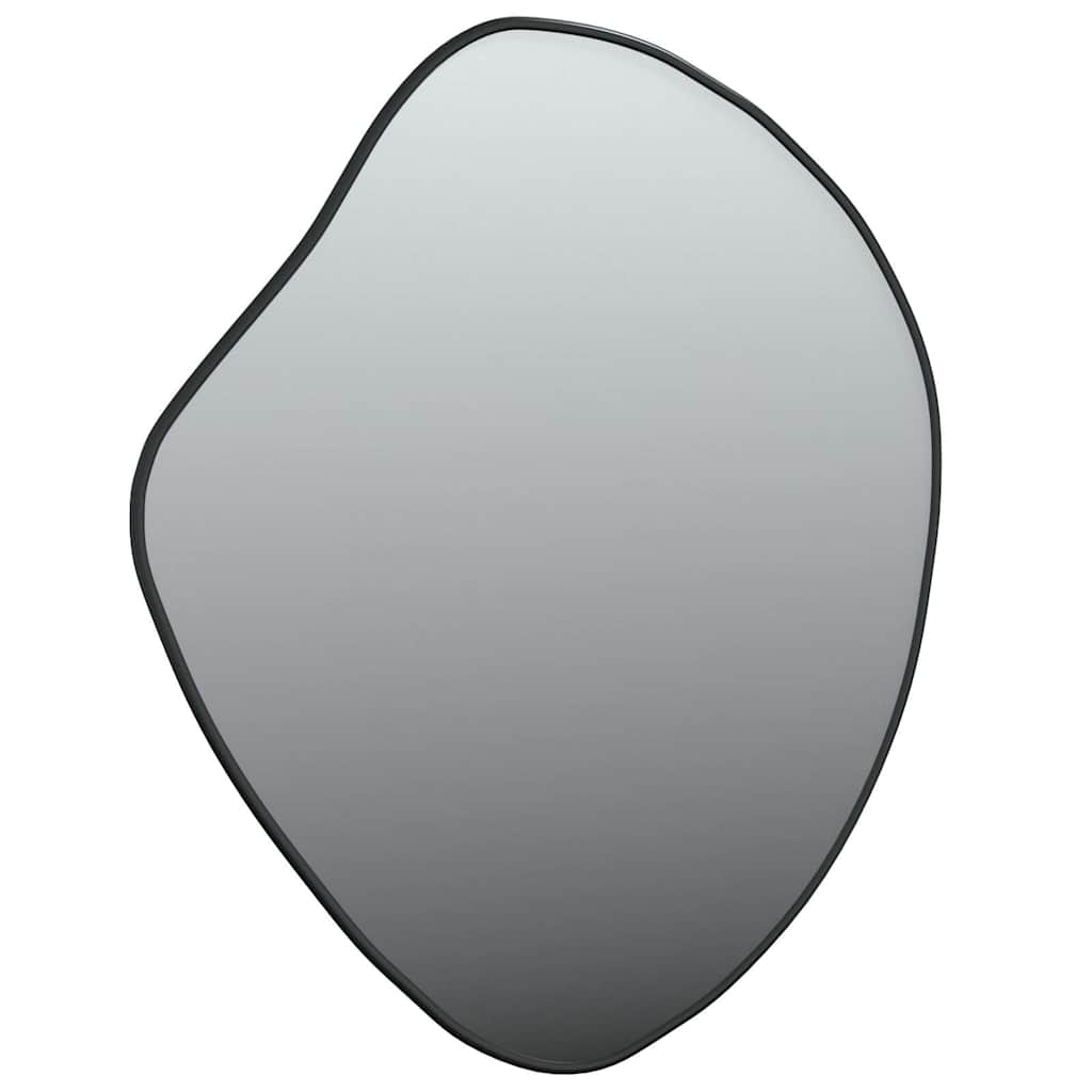 vidaXL Wall Mirror Black 60x50 cm 3