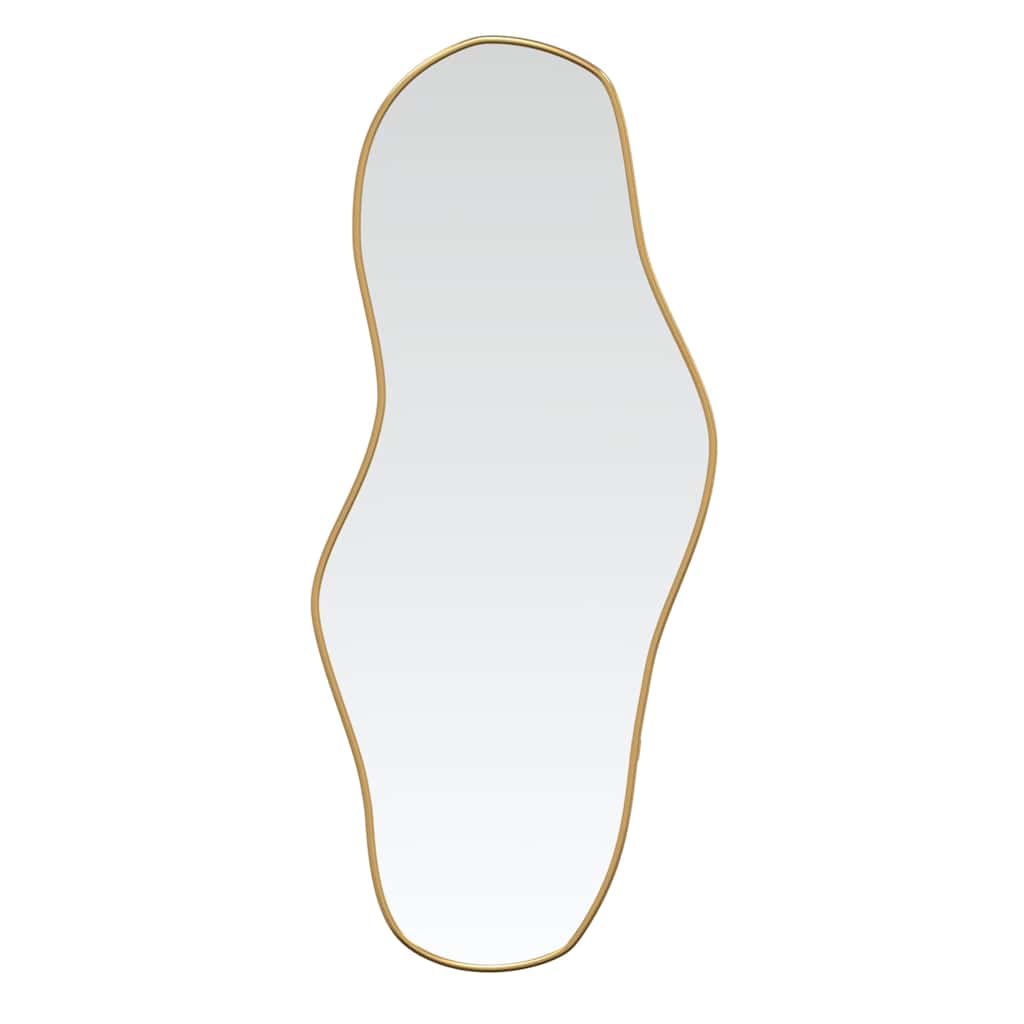 vidaXL Wall Mirror Gold 70x30 cm 2