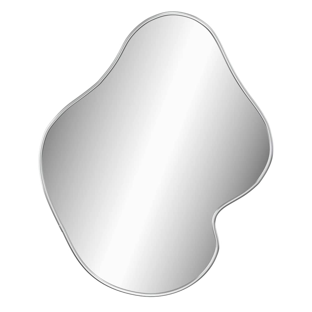 vidaXL Wall Mirror Silver 50x40 cm 2
