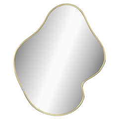 vidaXL Wall Mirror Gold 50x40 cm 2