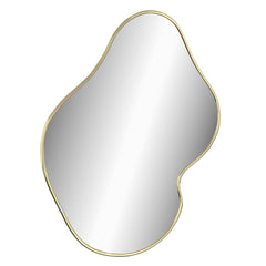 vidaXL Wall Mirror Gold 50x40 cm 3