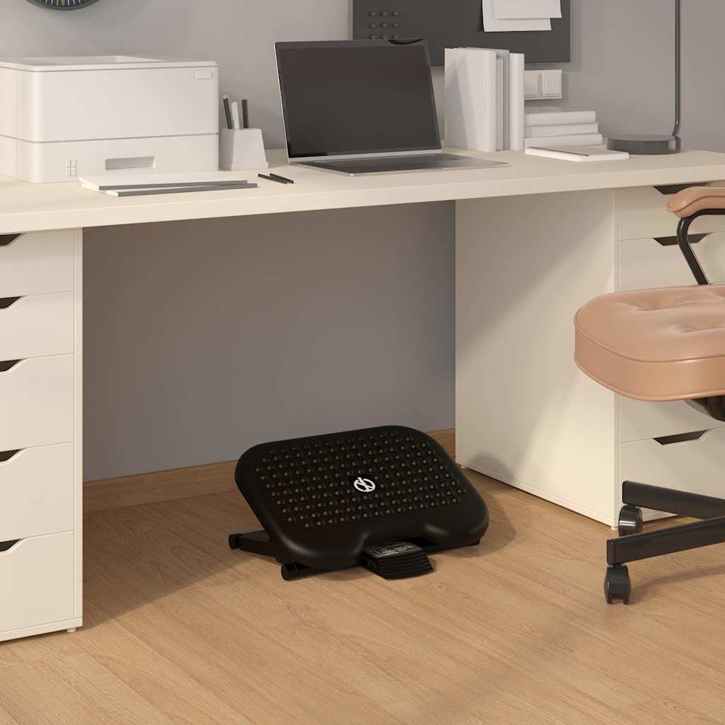vidaXL Footrest Black 46x34.5x11 cm 1