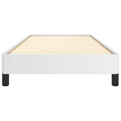 vidaXL Bed Frame without Mattress White 90x190 cm Single Single Faux Leather 5