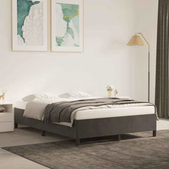 vidaXL Bed Frame without Mattress 135x190 cm Double Velvet