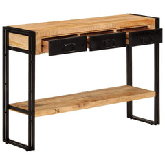 Console Table 110x30x76 cm Solid Wood Mango Solid mango wood