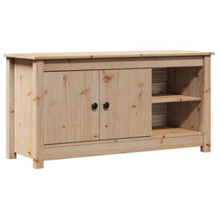 TV Cabinet 103x36,5x52 cm Solid Wood Pine Natural
