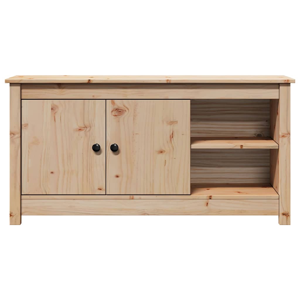 TV Cabinet 103x36,5x52 cm Solid Wood Pine Natural