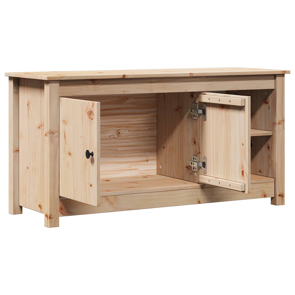 TV Cabinet 103x36,5x52 cm Solid Wood Pine Natural