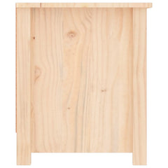 vidaXL Shoe Cabinet 110x38x45.5 cm Solid Wood Pine 5